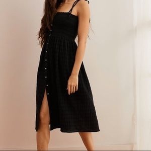 Aerie smocked button down dress